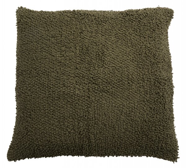 Nordal - LYRA cushion cover, L, knitted, olive