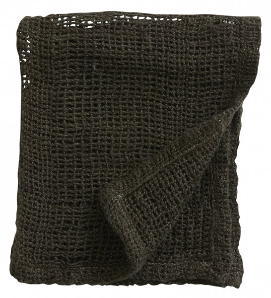 Nordal - ARGO wash cloth, linen, charcoal