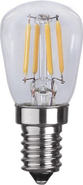Dimbar LED Päronlampa sockel E14 ST26 CLEAR 2.8 Watt 250 lm