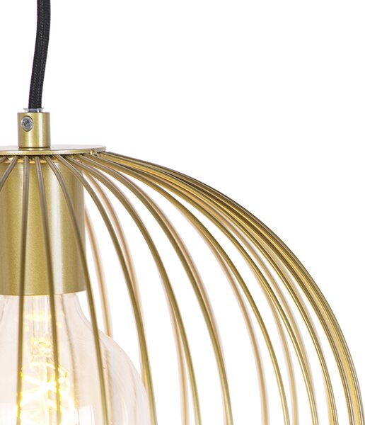 Design hängande lampa guld - Wire Dough