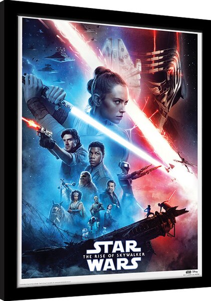 Inramad poster Star Wars: The Rise of Skywalker - Saga