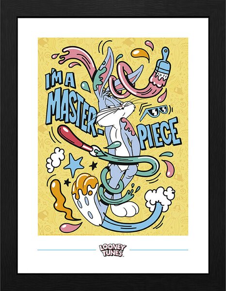 Inramad poster Looney Tunes - Masterpiece