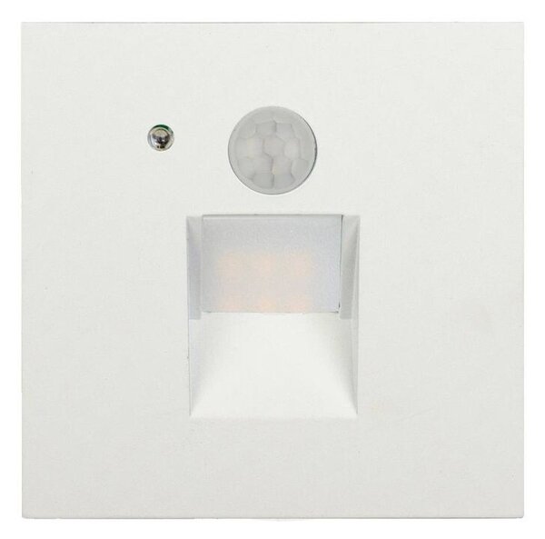 Neru Square LED Inbyggdsvägglampa w/Sensor White - Arcchio