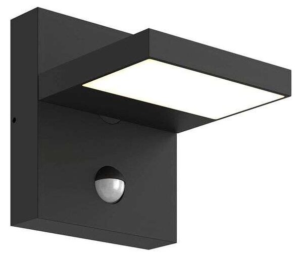 Silvan Utomhus Vägglampa w/Sensor Graphite/White - Lucande