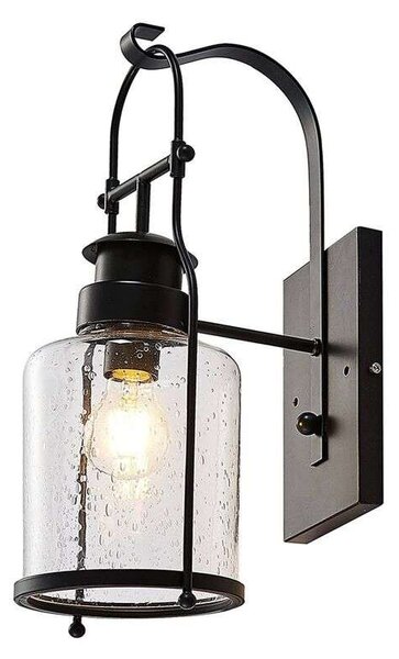 Rozalie Vägglampa Clear/Black - Lindby