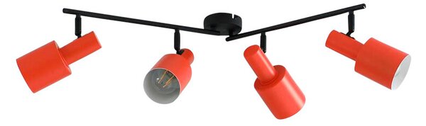 Ovelia 4 Plafond Orange/Black - Lindby