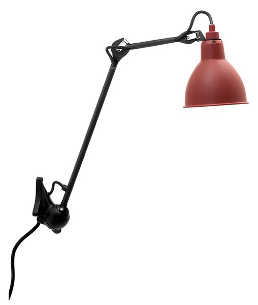 222 Vägglampa Röd/Svart - Lampe Gras