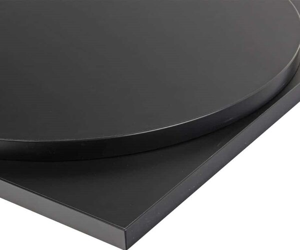 Bordsskiva laminat, svart 60x60 cm